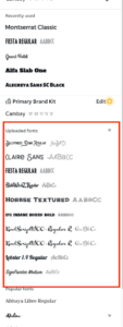 Canva pro review Upload fonts